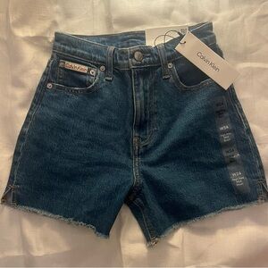 Calvin Klein Women's Blue Denim Shorts